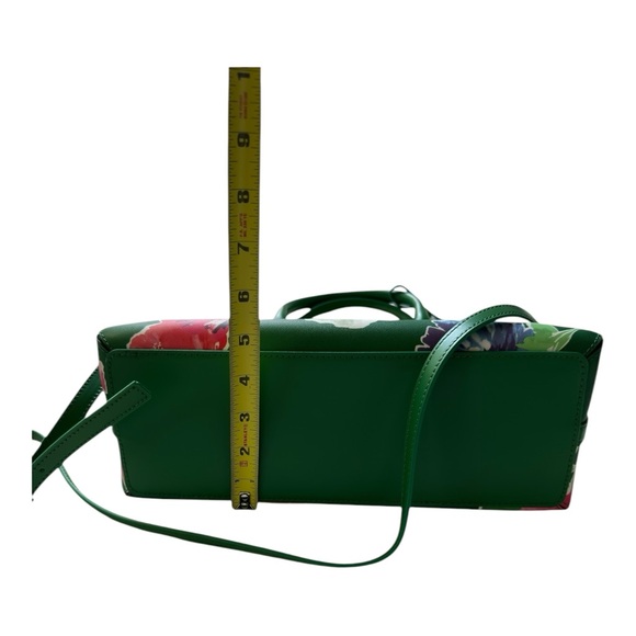 Kate Spade Women's Small Rachelle Springbloom Green Satchel Bag - Picture 6 of 10